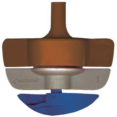 Netafim Supernet  Düse braun - Drehzapfen blau