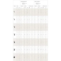 Hunter Einstellbare Sprühdüse Tabelle 8A und 10A