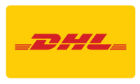 Wir versenden mit DHL